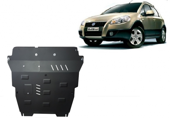 Protetor de Carter de aço Fiat Sedici