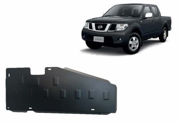 Protetor de aço para o tanque de combustível Nissan Navara D40