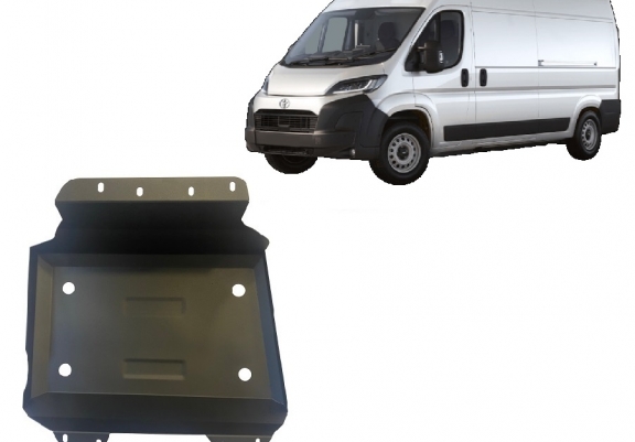 Protetor de aço para o tanque de combustível Toyota Proace Max