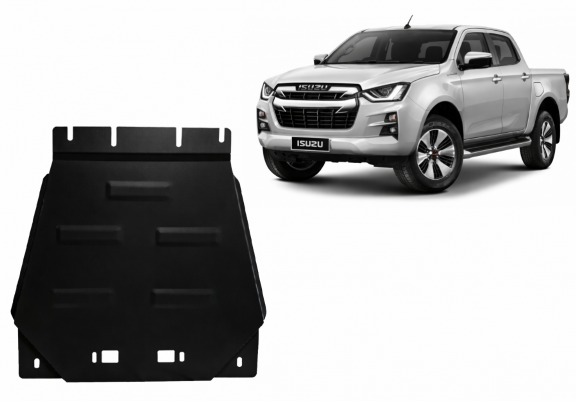  Protetor de caixa de velocidades de aço Isuzu D-Max
