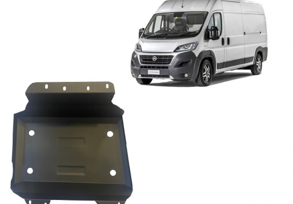 Protetor de aço para o tanque de combustível Fiat Ducato