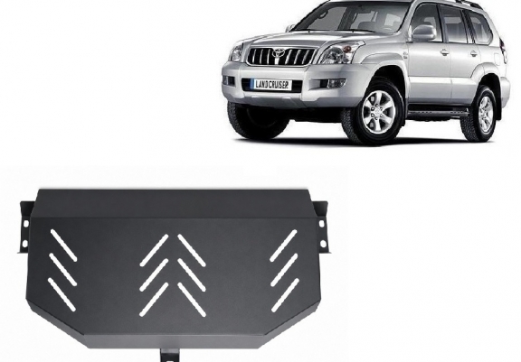 Protetor de aço para o tanque de combustível Toyota Land Cruiser J120 - apenas para o modelo de 3 portas 