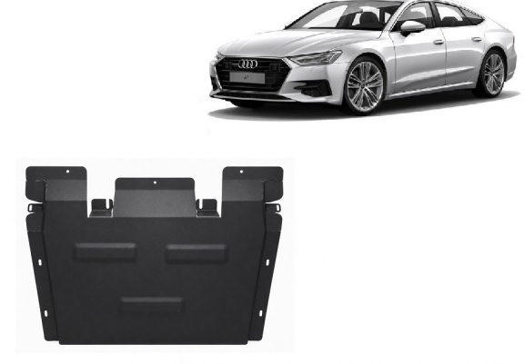  Protetor de caixa de velocidades de aço  Audi A7 A7