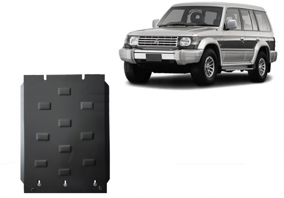  Protetor de caixa de velocidades de aço  Mitsubishi Pajero 2