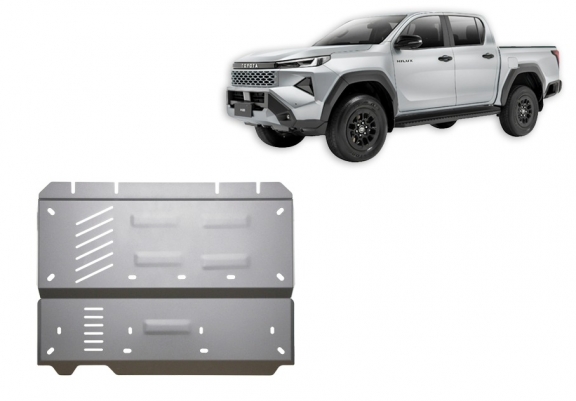 Protetor diferencial de alumínio   Toyota Hilux