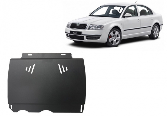 Protetor de caixa de velocidades manual de aço Skoda Superb