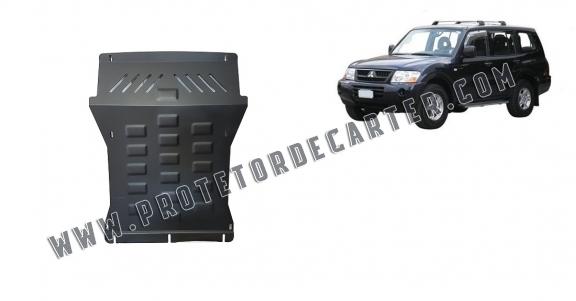 Protetor de Carter de aço Mitsubishi Pajero 3 (V60, V70) Vers. 2.0