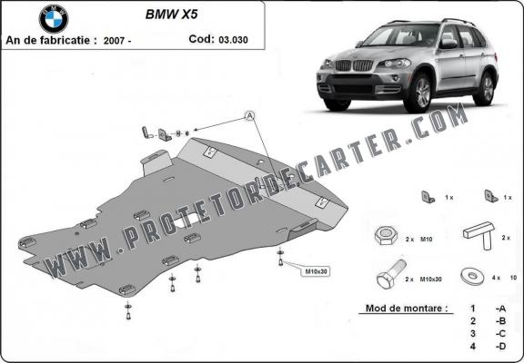 Protetor de Carter de aço BMW X5