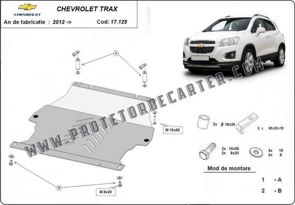 Protetor de Carter de aço Chevrolet Trax