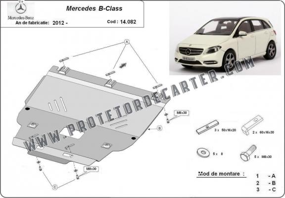 Protetor de Carter de aço Mercedes B-Class W246