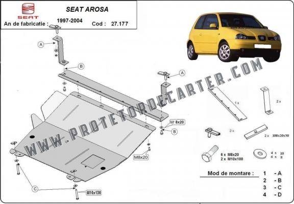 Protetor de Carter de aço Seat Arosa