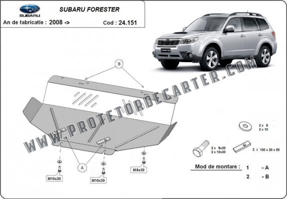 Protetor de Carter de aço Subaru Forester 3