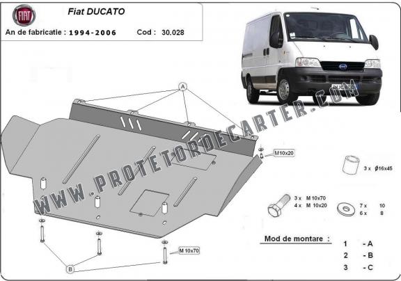 Protetor de Carter de aço Fiat Ducato