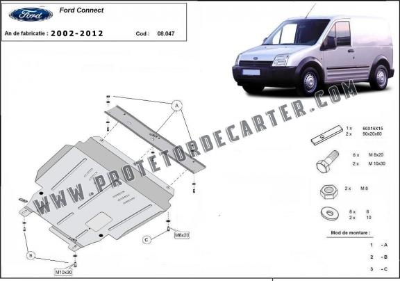 Protetor de Carter de aço Ford Transit Connect