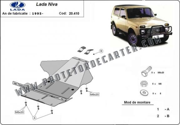 Protetor de Carter de aço Lada Niva