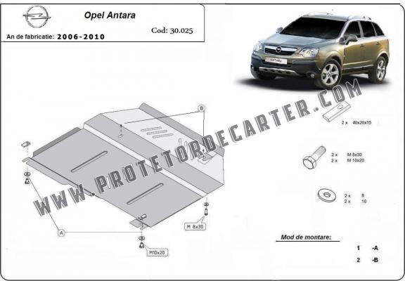 Protetor de Carter de aço Opel Antara