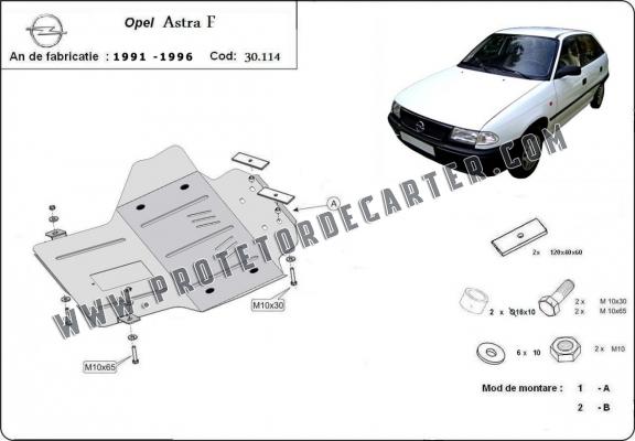 Protetor de Carter de aço Opel Astra F