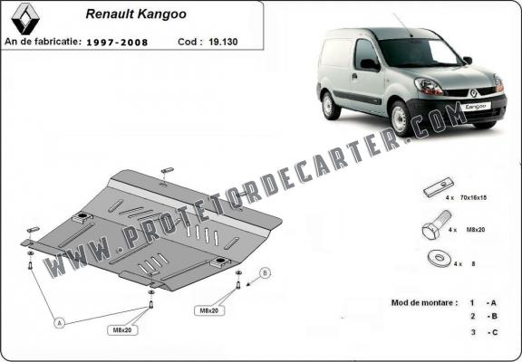 Protetor de Carter de aço Renault Kangoo