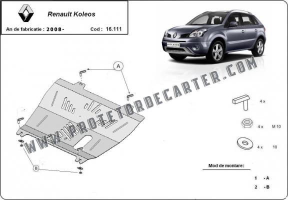 Protetor de Carter de aço Renault Koleos