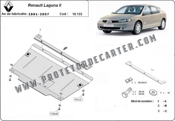 Protetor de Carter de aço Renault Laguna 2