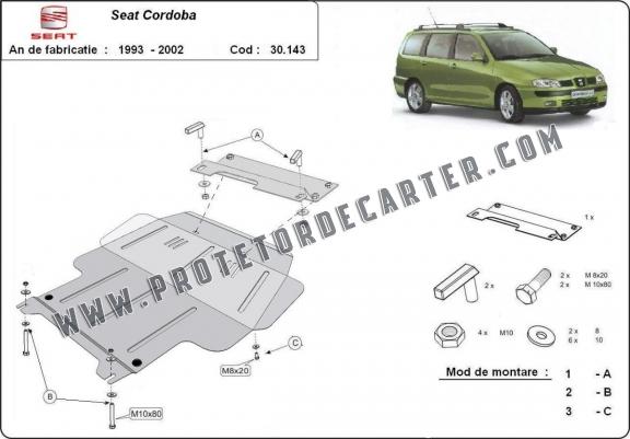 Protetor de Carter de aço Seat Cordoba