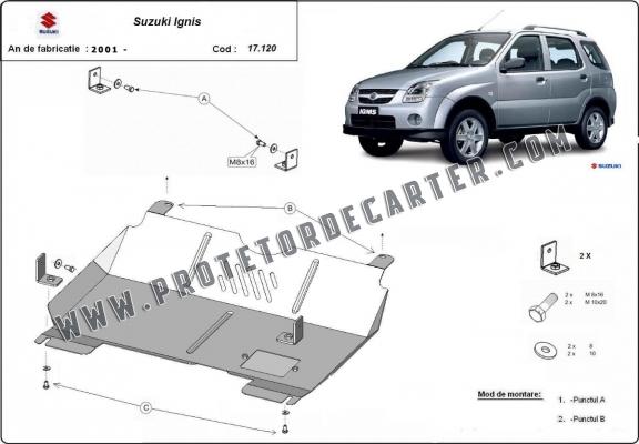 Protetor de Carter de aço Suzuki Ignis