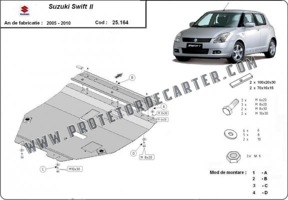 Protetor de Carter de aço Suzuki Swift 2