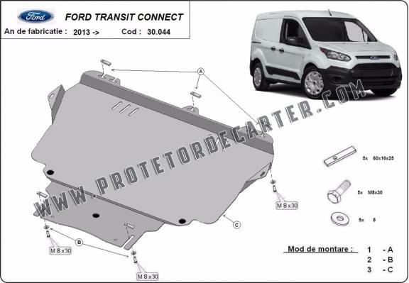 Protetor de Carter de aço Ford Transit Connect