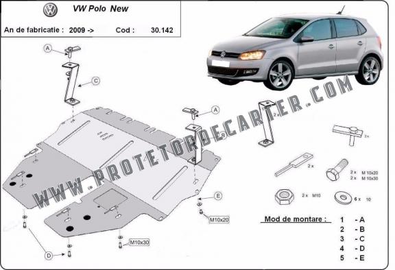 Protetor de Carter de aço VW Polo