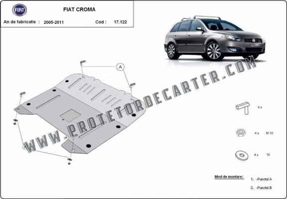 Protetor de Carter de aço  Fiat Croma