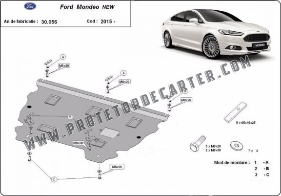 Protetor de Carter de aço Ford Mondeo 5