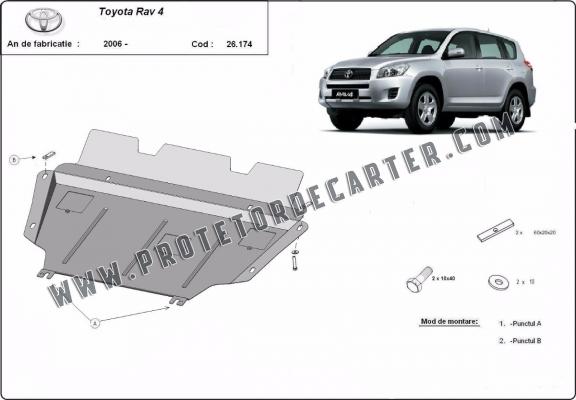 Protetor de Carter de aço Toyota RAV 4 diesel