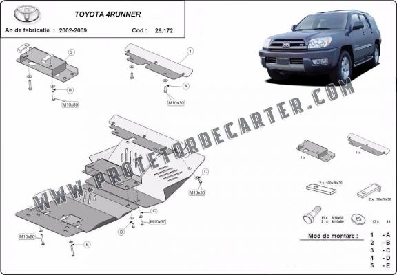 Protetor de Carter de aço Toyota 4Runner