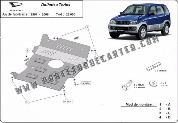 Protetor de Carter de aço Daihatsu Terios