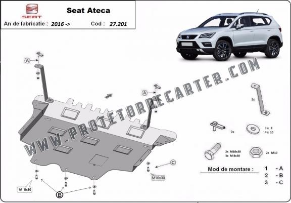 Protetor de Carter de aço Seat Ateca