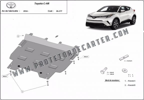 Protetor de Carter de aço Toyota C-HR