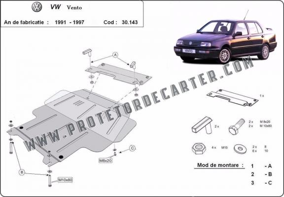 Protetor de Carter de aço Volkswagen Vento