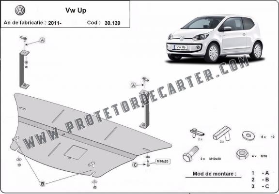 Protetor de Carter de aço VW Up