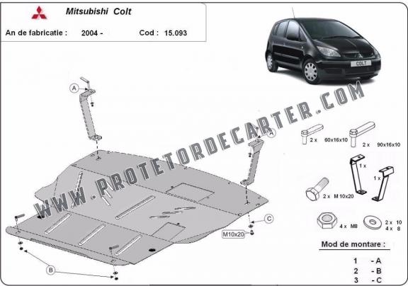 Protetor de Carter de aço Mitsubishi Colt