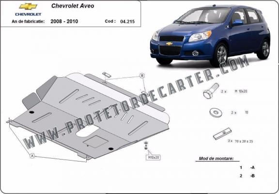 Protetor de Carter de aço Chevrolet Aveo