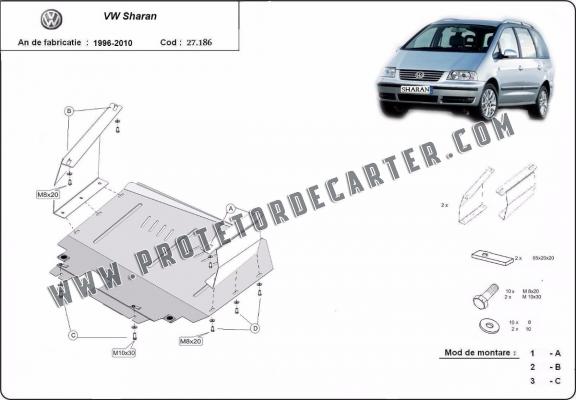 Protetor de Carter de aço Volkswagen Sharan