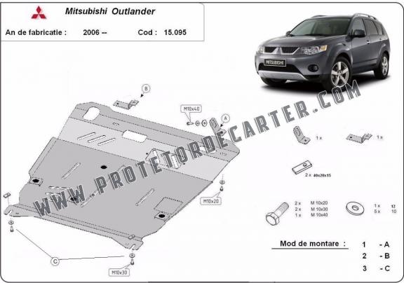 Protetor de Carter de aço Mitsubishi Outlander