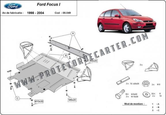 Protetor de Carter de aço Ford Focus 1