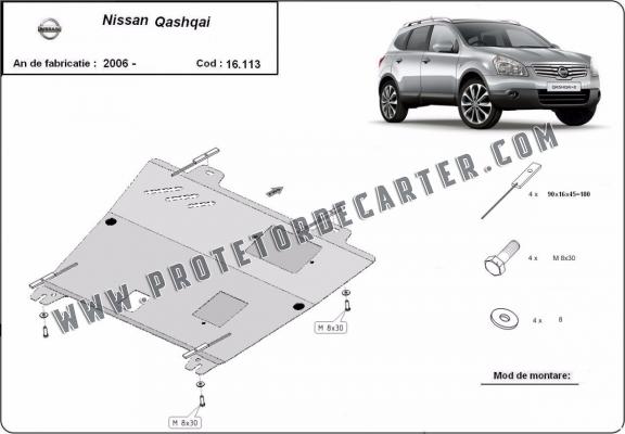 Protetor de Carter de aço Nissan Qashqai