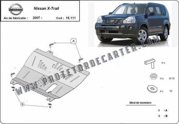 Protetor de Carter de aço Nissan X-Trail T31