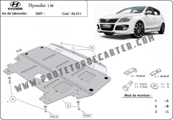 Protetor de Carter de aço Hyundai I30