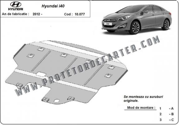 Protetor de Carter de aço Hyundai i40