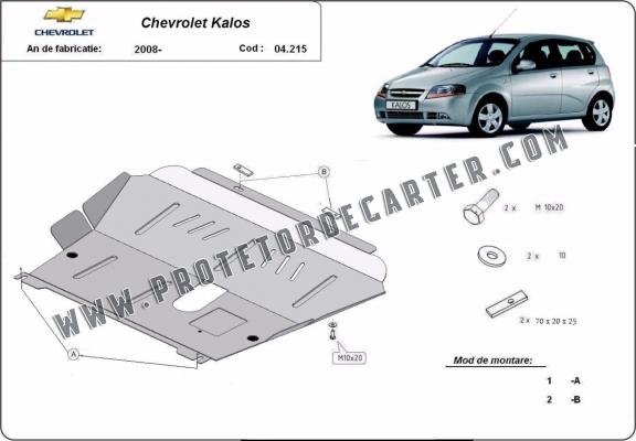 Protetor de Carter de aço Chevrolet Kalos