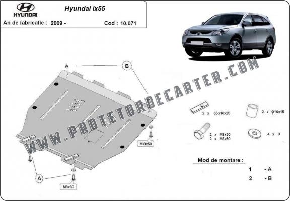 Protetor de Carter de aço Hyundai ix55