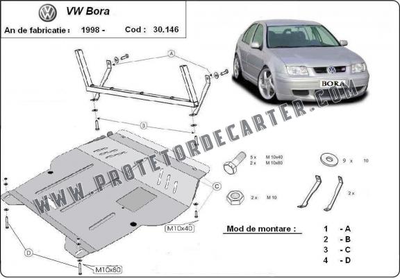 Protetor de Carter de aço VW Bora